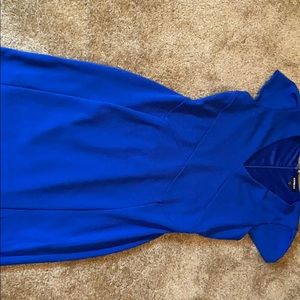 Express blue a line curvy dress. Worn 1 time.